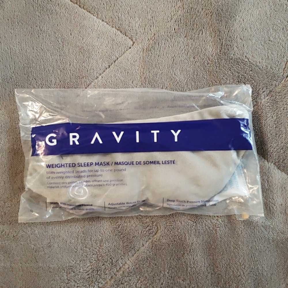 NWT gravity weighted sleep mask
